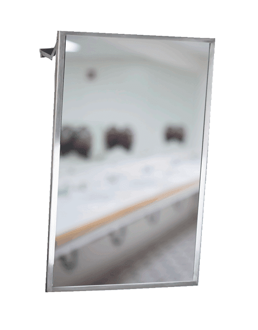 ADA Stainless Steel AdjustableTilt Mirror Meek Mirrors
