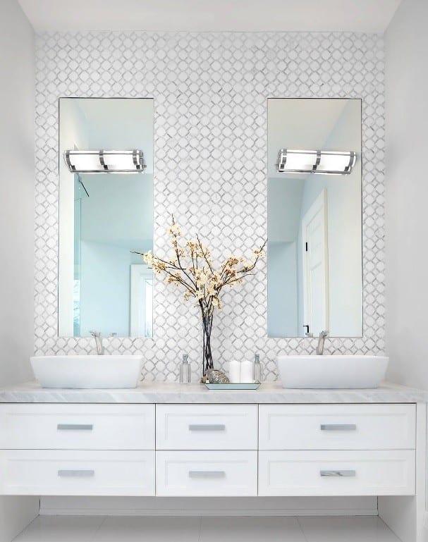 Infinity Floating Framed Mirror Meek Mirrors Stainless Steel