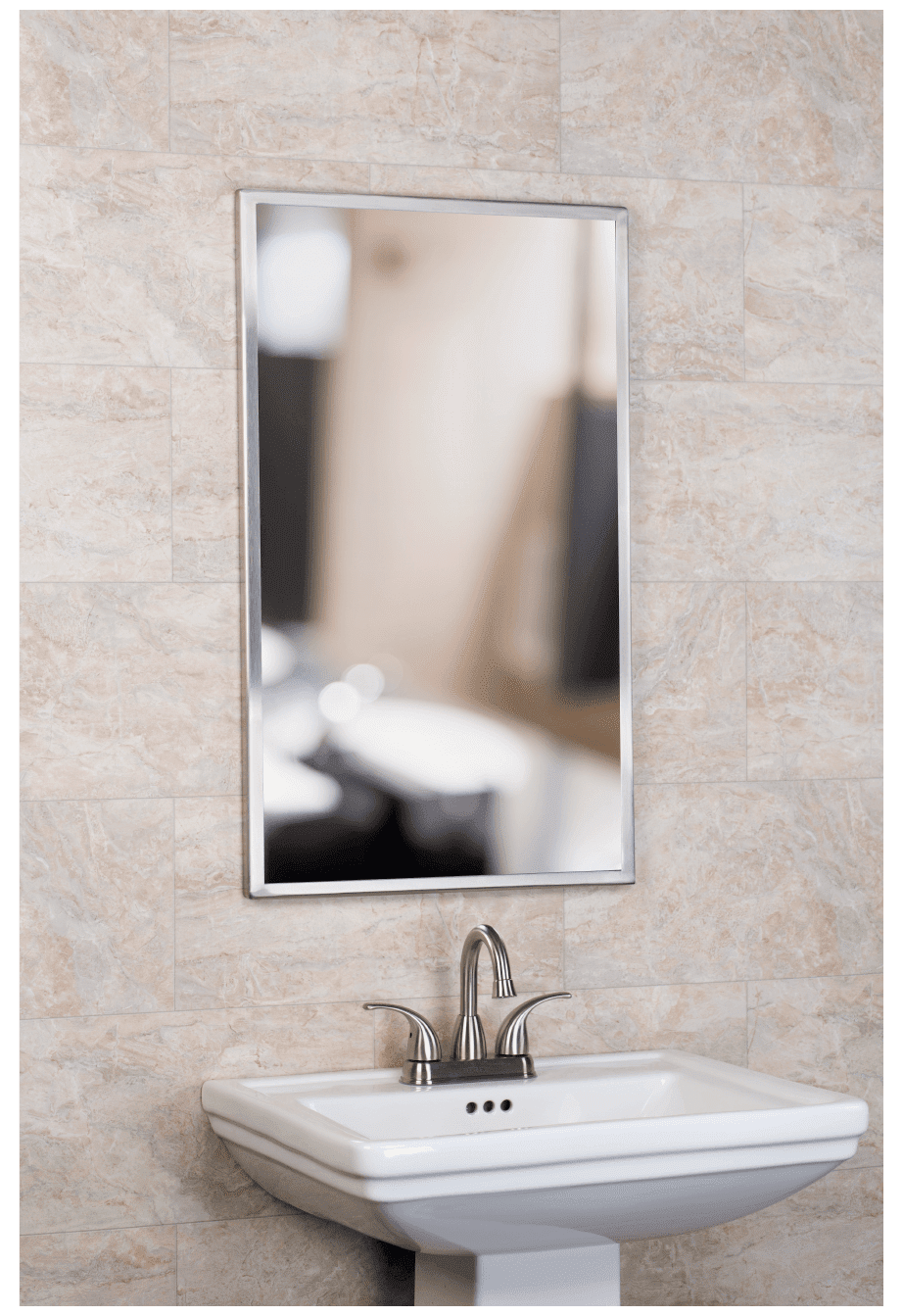 stainless steel angle framed