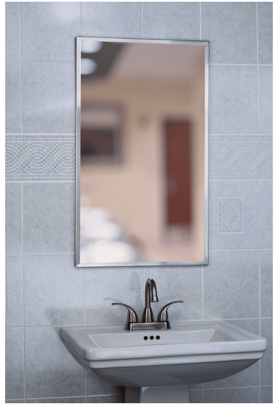 Handcrafted Stainless Steel Channel Frame Mirror