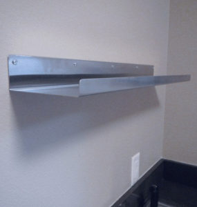 Stainless Steel Shelf | Meek Mirrors