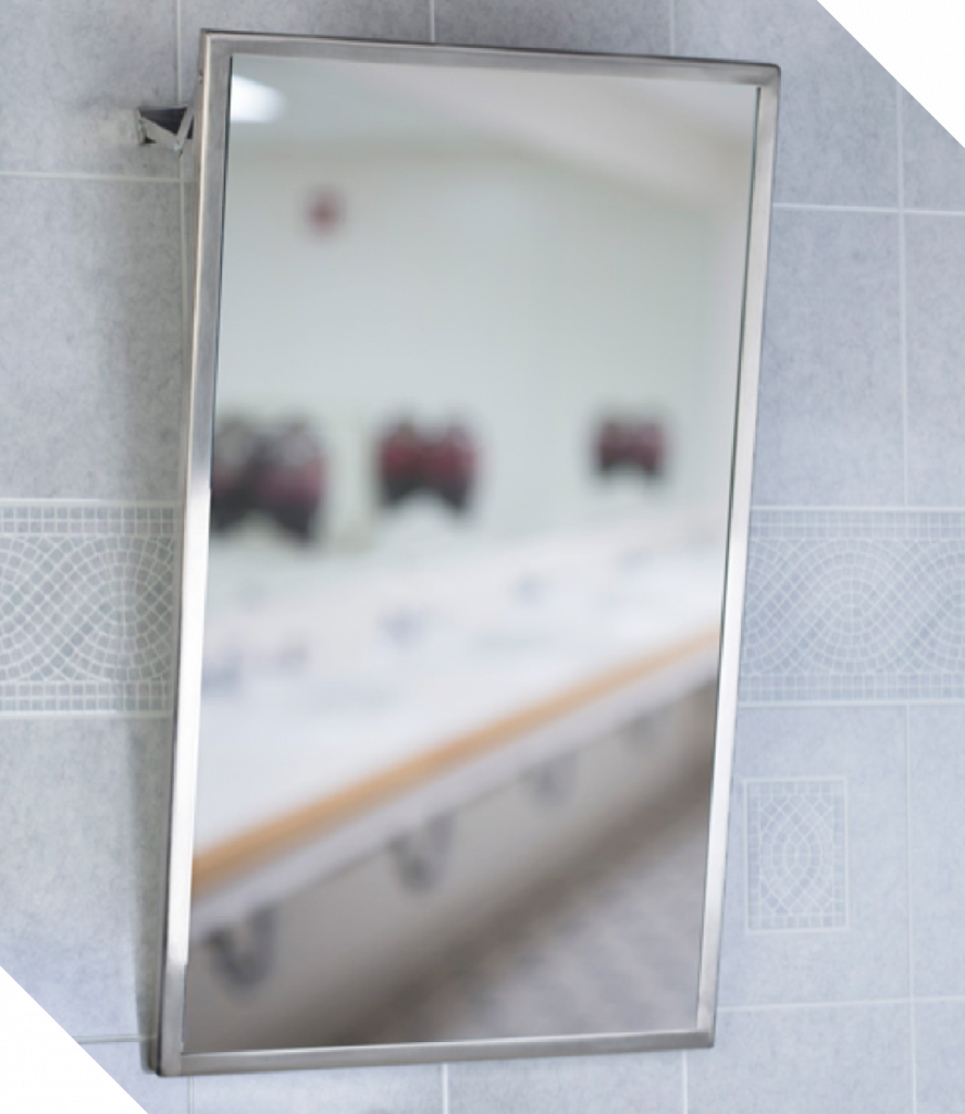 ADA Adjustable Tilt Mirror Meek Mirrors Handcrafted Mirrors