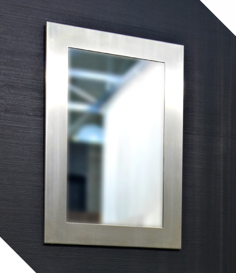 Contemporary Stainless Steel Framed Mirror Meek Mirrors Bulk Orders