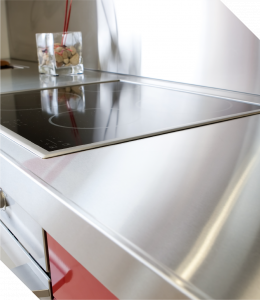 Stainless Steel Countertops | Meek Mirrors | Health & Safety Products | Made in America