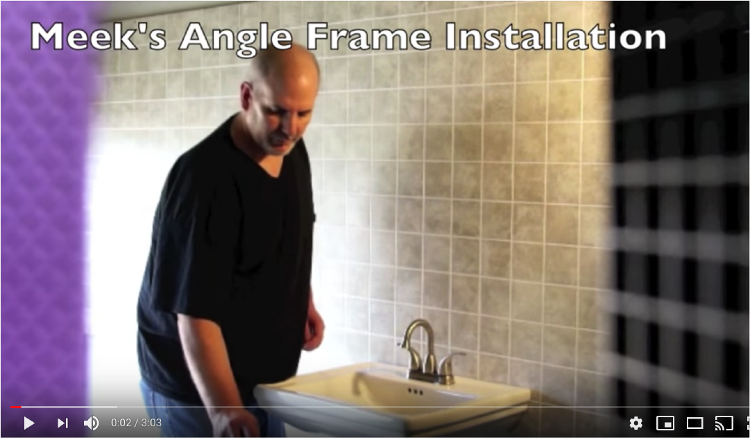 Education | Meek Mirrors | Angle Frame Installation Video